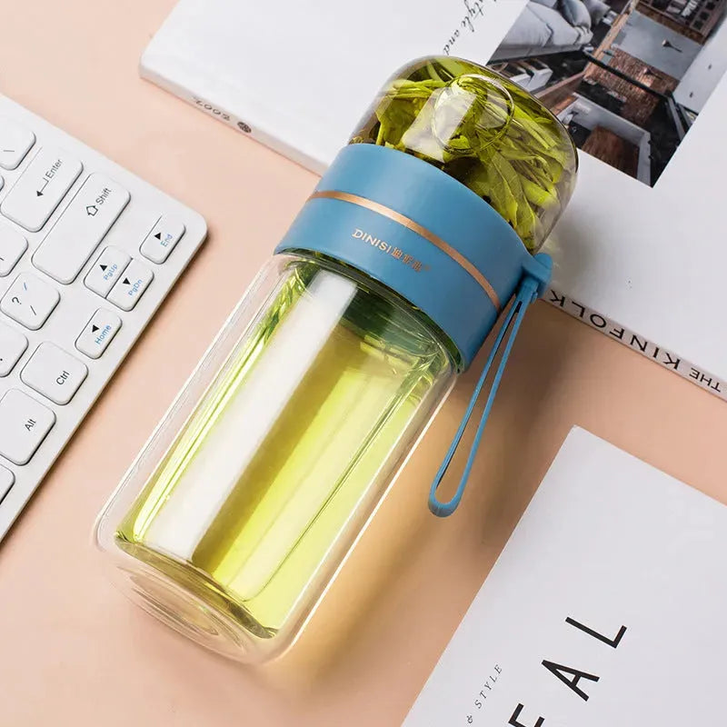 Glass Water Bottle - Bellarte Enchanté Glass Water Bottle